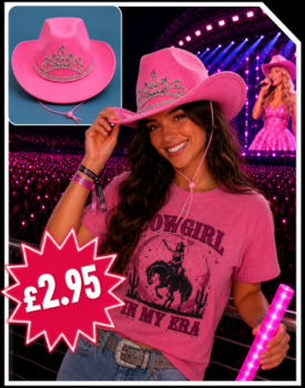 Tiara & Diamante Cowboy Hat