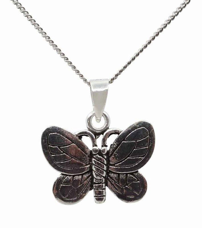 Buy Silver Butterfly Pendant Online in UK