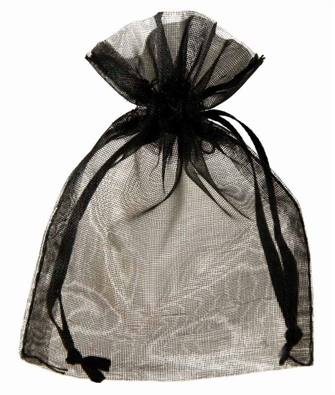 Buy Small Black Organza Bags Online in UK