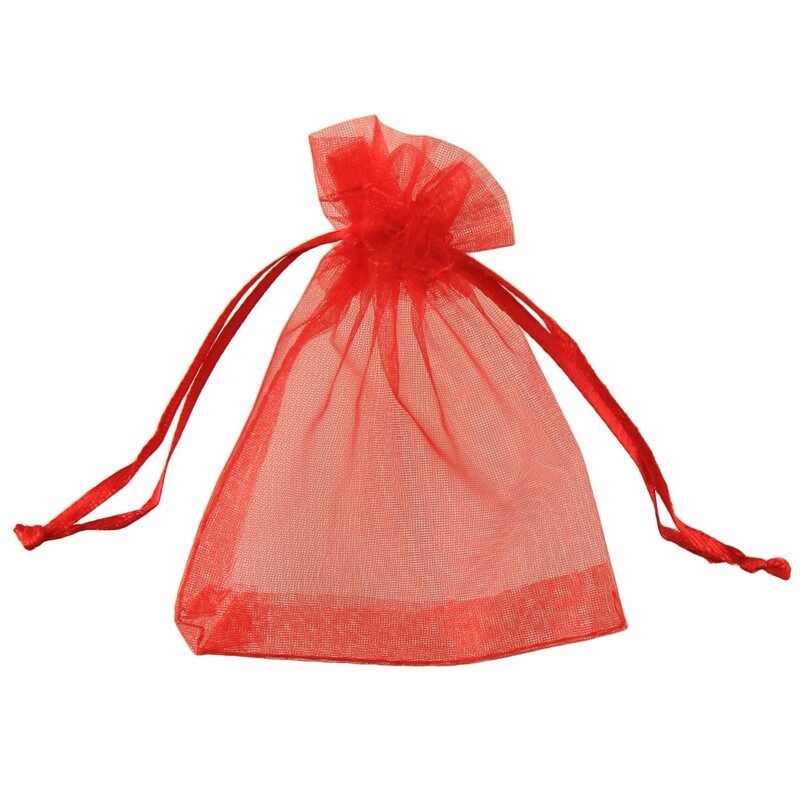 Buy Small Red Organza Bags Online in UK