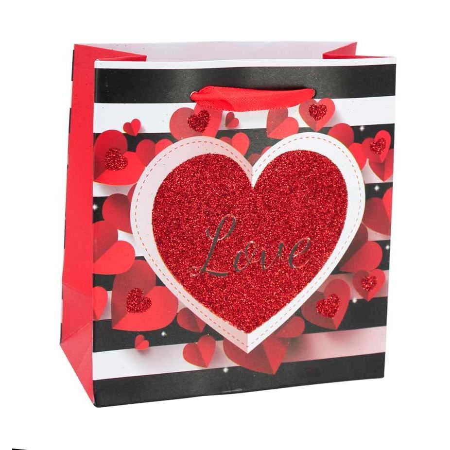 Buy Assorted Heart Gift Bags (30p Each) Online in UK