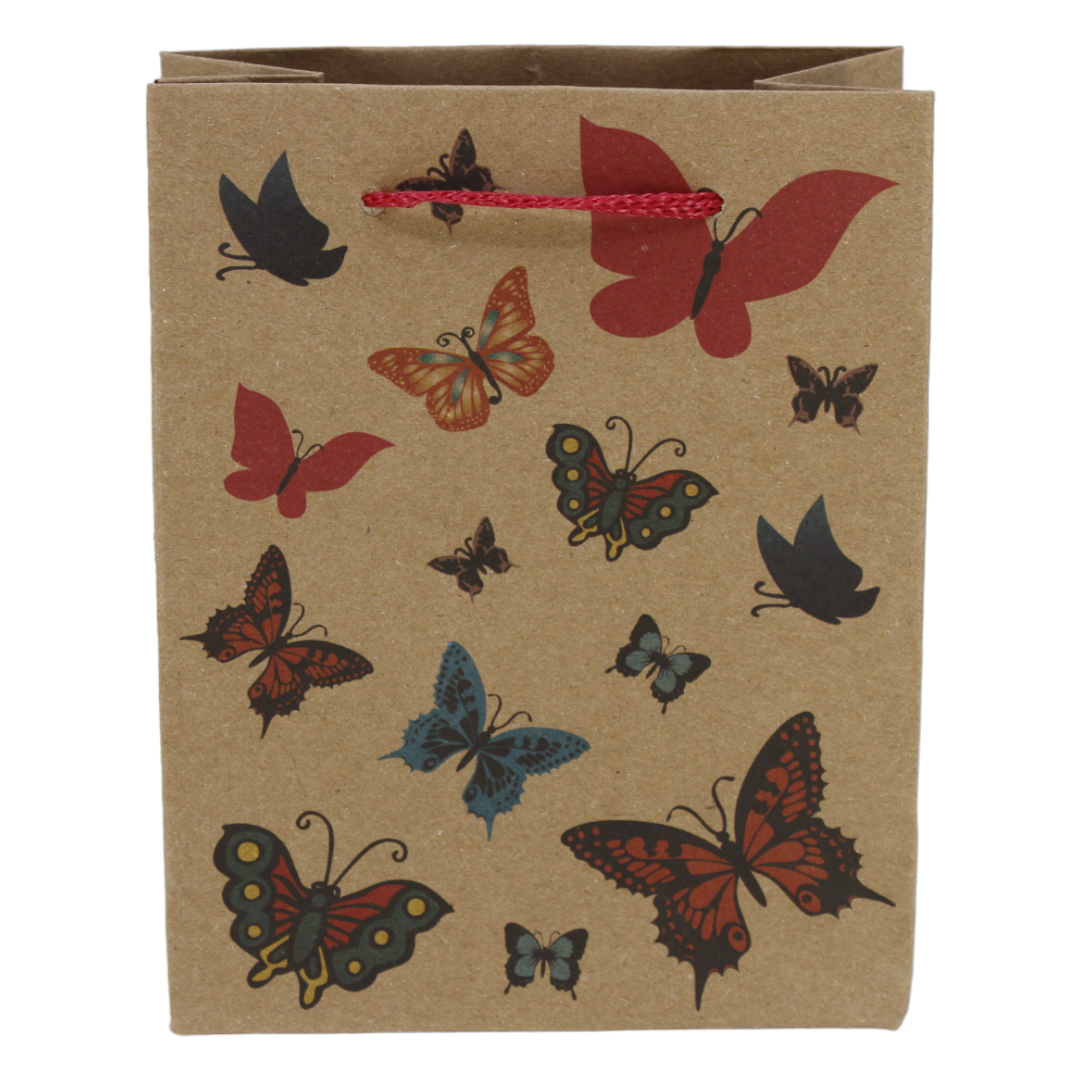 Buy Small Butterfly Print Paper Gift Bags Online in UK