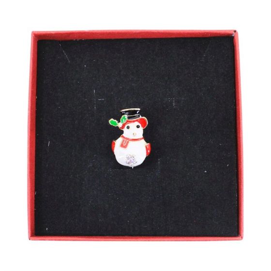 Boxed Christmas Snowman Brooch (£1.35 Each)