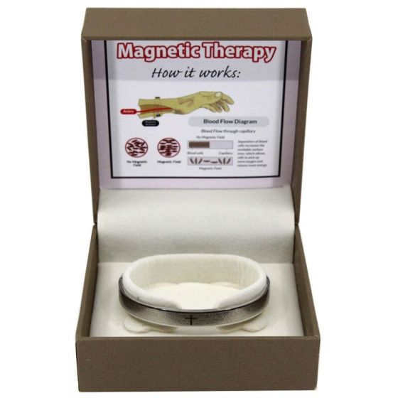 Boxed Religious Magnetic Bangle