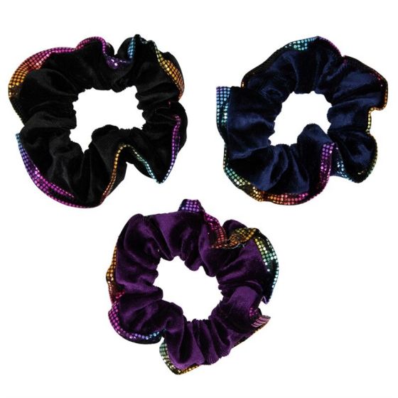 Velvet & Holographic Scrunchies (30p Each)