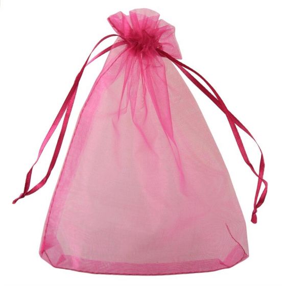 Buy Extra Large Fuchsia Organza Bags Online in UK