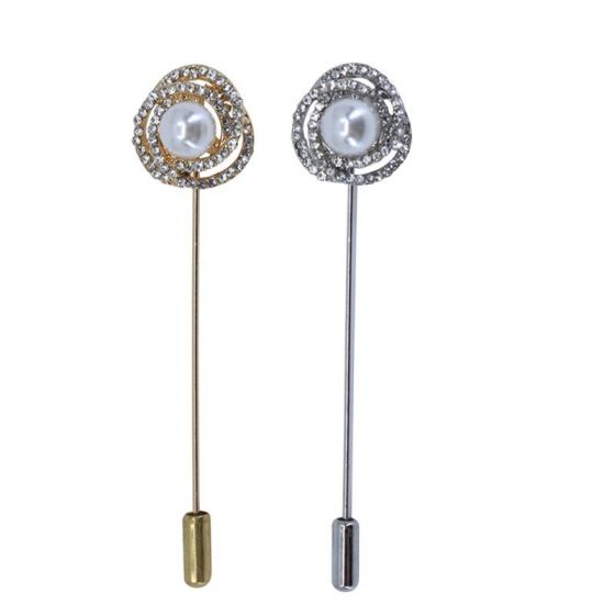 Diamante Flower Hat Pin (60p Each)