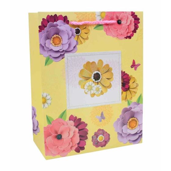 Buy Assorted Floral Themed Gift Bags (40p Each) Online in UK