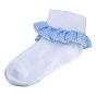 Assorted Back to School Girls Gingham Ankle Socks (£0.85p per pair)