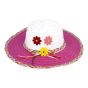 Girls Raffia Flower Summer Hats (£1.50 Each)