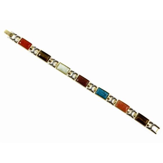 Ladies Two-Tone Magnetic Bracelet