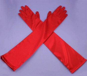 Ladies Plain Extra Long Evening Gloves (£2.50 Each)