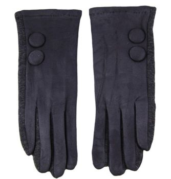 Ladies Suedette Winter Gloves (£2.60 Per Pair)