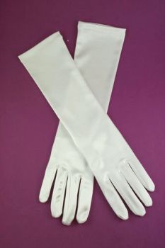 Long Satin Evening Gloves (£2.10 each)