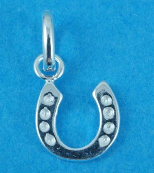 Silver Lucky Horseshoe Charms