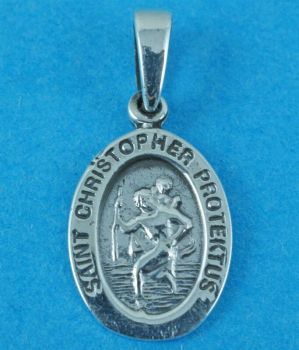 Silver St Christopher Pendant (£3.30 Each)