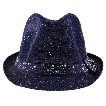 Sequined Trilby Hat