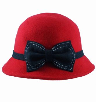 Wool Bow Hat