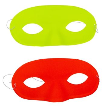 Neon Fancy Dress Masks (10p Each)