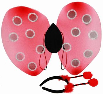 Ladybird Wings And Boppers (£1.50 per Set)