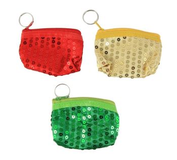 Assorted Sequin Coin Purses (30p Each)