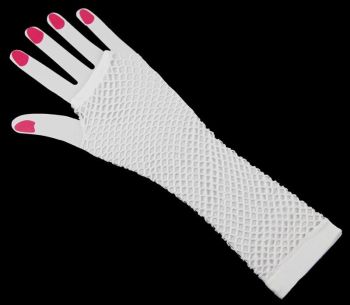 Long Fingerless Fishnet Gloves (50p Each)