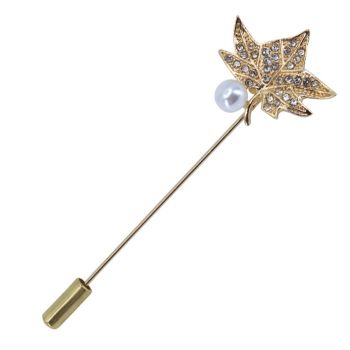 Venetti Diamante Leaf Hat Pin (60p Each)