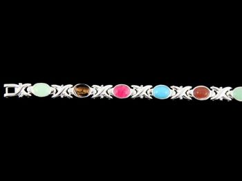 Ladies Magnetic Bracelet (Assorted Stones)
