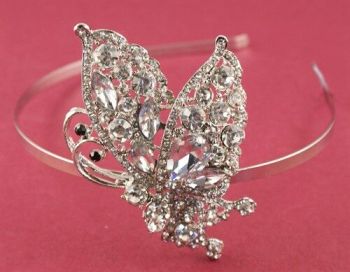 Crystal Butterfly Alice Band