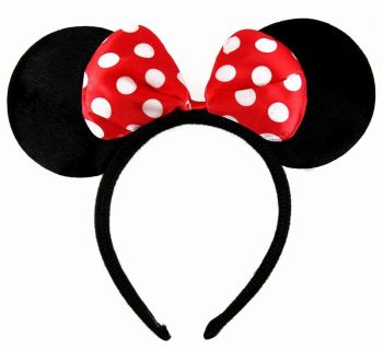 Polka-Dot Bow Mouse Ears (49p Each)