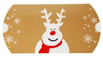 Christmas Rudolf Pillow Gift Box  (approx.16p Each)
