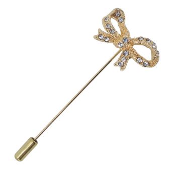 Venetti Diamante Bow Hat Pin (60p Each)