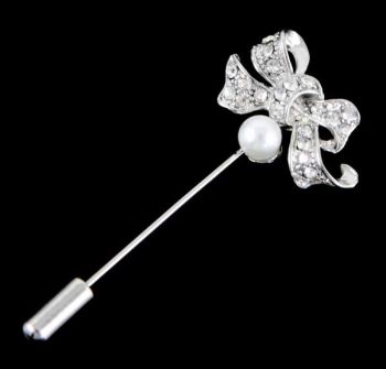 Venetti Diamante Bow Hat Pin (60p Each)
