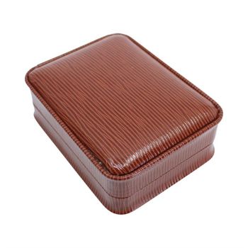 Pellaq Brown Leatherette Pendant Box (£1.80 Each)