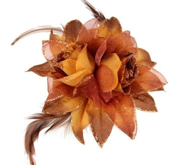 Assorted Hair Flower Elastics (60p Each)