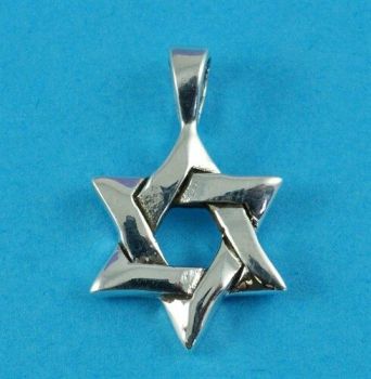 Silver Star of David Pendant