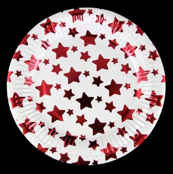 Star Dessert Paper Plates (70p Per Pack)