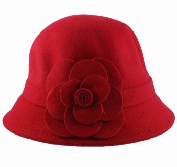 Wool Flower Hat