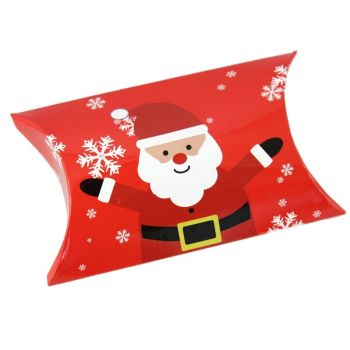 Santa & Snowflakes Pillow Box (Approx 16p Each)
