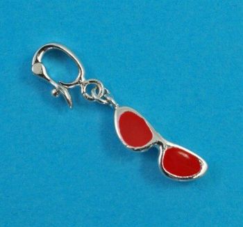 Red Enamelled Sunglass Charm
