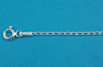 Sterling SIlver Open Curb Chain