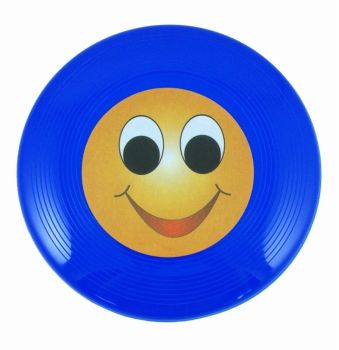 Assorted Mini Smiley Face Frisbees (15p Each)