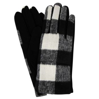 Ladies Checked Winter Gloves (£2.15 Each)