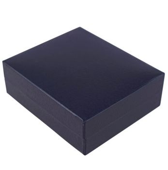 Navy Leatherette Pendant Box 