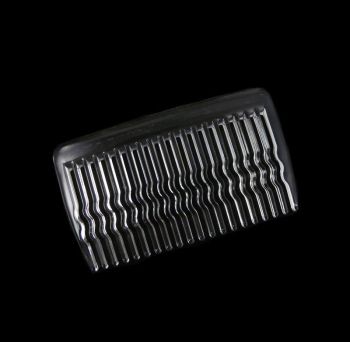 Plain Clear Mini Hair Comb  (6p each)