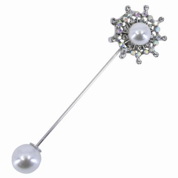 Diamante And Pearl Hat Pins (85p Each)
