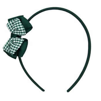 Gingham Bow Alice Bands (40p Each)