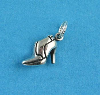 Hanging Silver Boot Charm