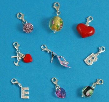 Silver Clip-On Charm Assortment (£100 worth -10% discount)