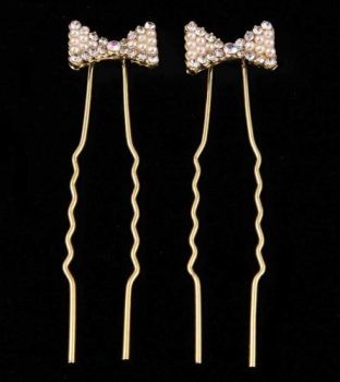 Venetti Bow hair Pins (56p per pair)